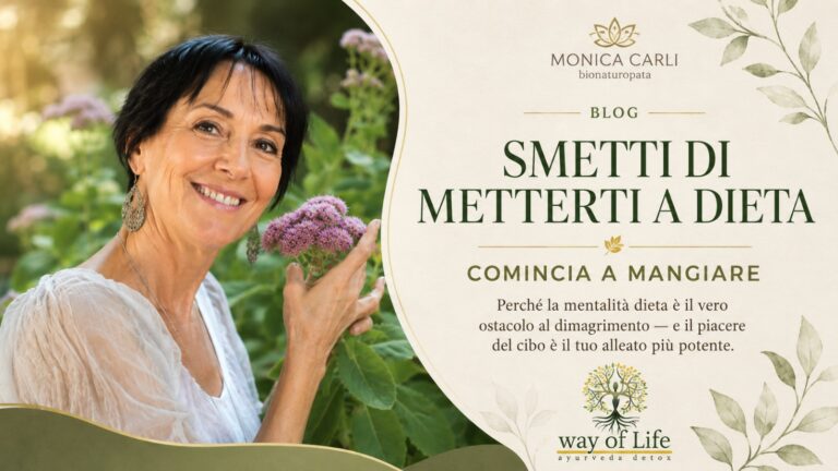 Smettila di metterti a dieta e comincia a mangiare davvero